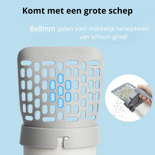 EasyScoop Pro Kattenbak schep incl 4 rollen