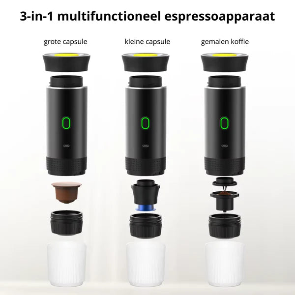EspressoGo draagbaar koffieapparaat